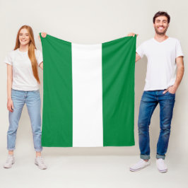 Nigeria-Flagge Fleecedecke