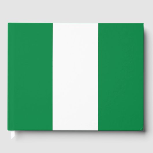 Nigeria-Flagge Gästebuch (Vorderseite)