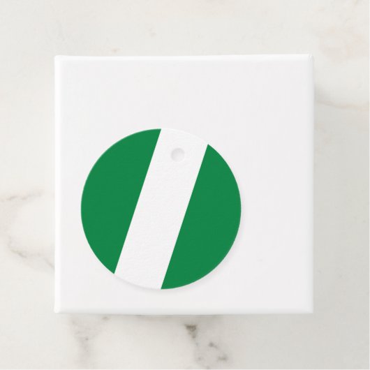 Nigeria-Flagge Geschenkanhänger (Beispiel)