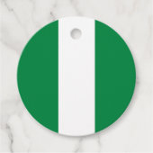 Nigeria-Flagge Geschenkanhänger (Vorderseite)