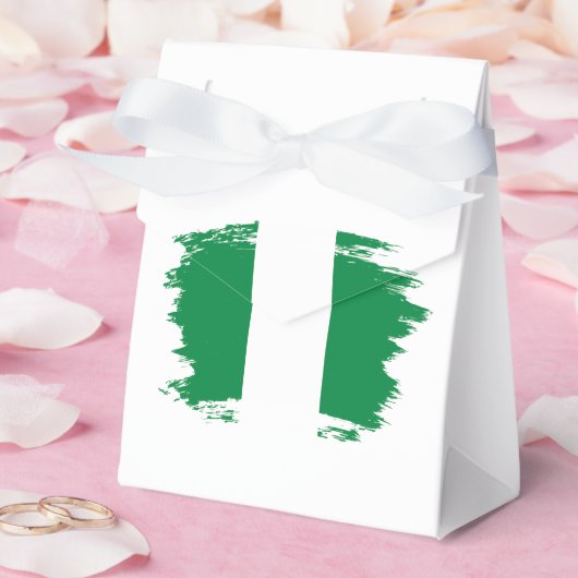 Nigeria-Flagge Geschenkschachtel (Hochzeit)