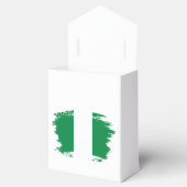 Nigeria-Flagge Geschenkschachtel (Geöffnet)