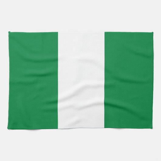 Nigeria-Flagge Geschirrtuch (Horizontal)