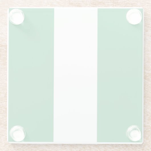 Nigeria-Flagge Glasuntersetzer (Rückseite)