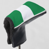 Nigeria-Flagge Golf Headcover (3/4 Vorderseite)