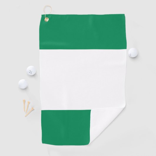 Nigeria-Flagge Golfhandtuch (Insitu)