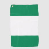 Nigeria-Flagge Golfhandtuch (Vorderseite)