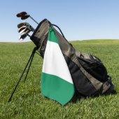 Nigeria-Flagge Golfhandtuch (Gras)