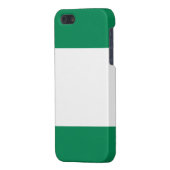 Nigeria-Flagge iPhone Hülle (Rückseite links)