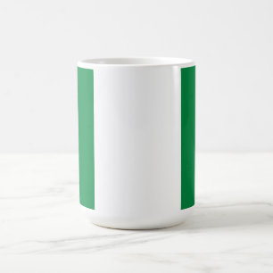 Nigeria-Flagge Kaffeetasse