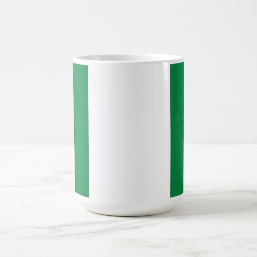 Nigeria-Flagge Kaffeetasse (Mittel)