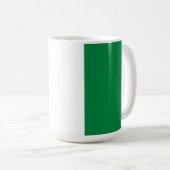 Nigeria-Flagge Kaffeetasse (VorderseiteRechts)
