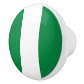 Nigeria-Flagge Keramikknauf (Rechts)