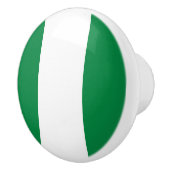 Nigeria-Flagge Keramikknauf (Rechts)