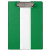 Nigeria-Flagge Klemmbrett (Vorderseite)
