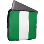 Nigeria-Flagge Laptopschutzhülle (Vorne Rechts)