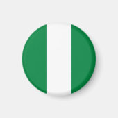 Nigeria-Flagge Magnet (Vorne)