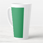 Nigeria-Flagge Milchtasse (Linke Ecke)