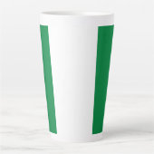 Nigeria-Flagge Milchtasse (Vorderseite)