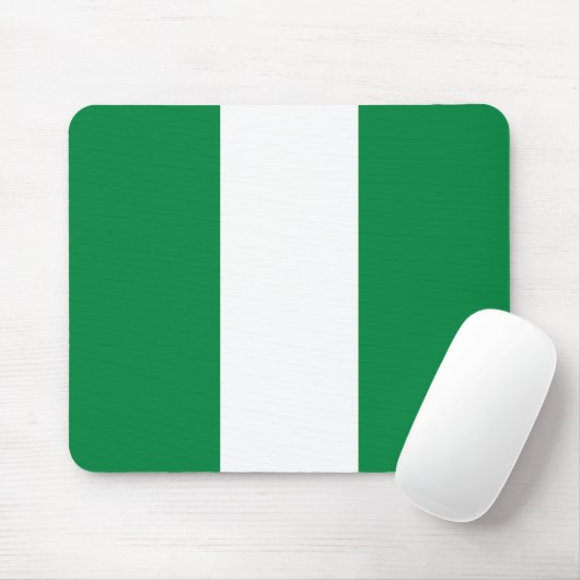 Nigeria-Flagge Mousepad (Mit Mouse)