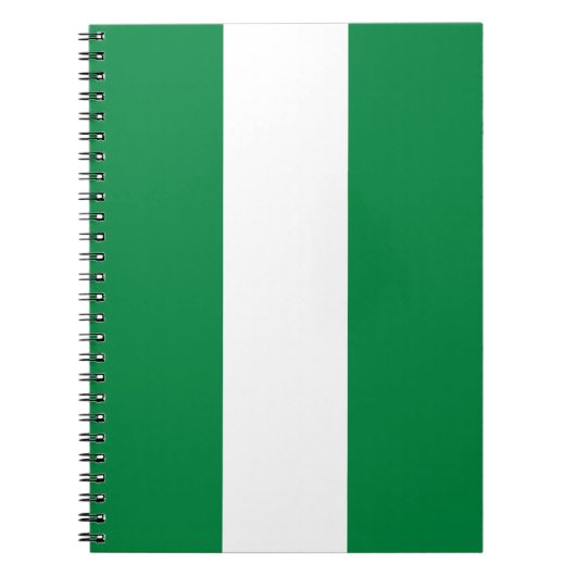 Nigeria-Flagge Notizblock (Vorderseite)