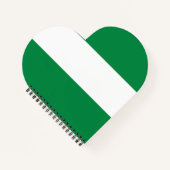 Nigeria-Flagge Notizblock (Vorderseite)