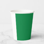 Nigeria-Flagge Pappbecher (Rückseite)