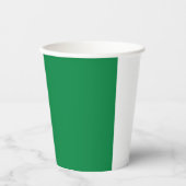 Nigeria-Flagge Pappbecher (Vorderseite)