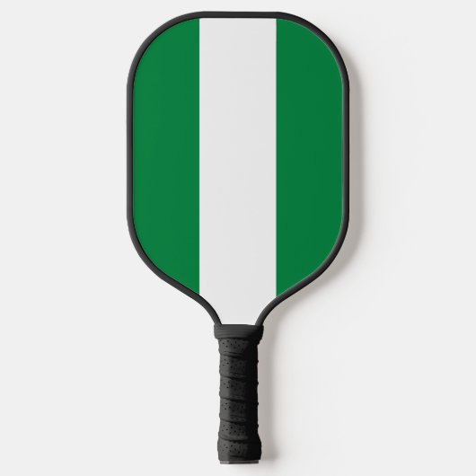 Nigeria-Flagge Pickleball Schläger (Vorderseite)