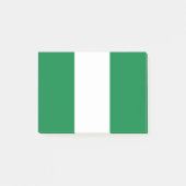 Nigeria-Flagge Post-it Klebezettel (Vorderseite)