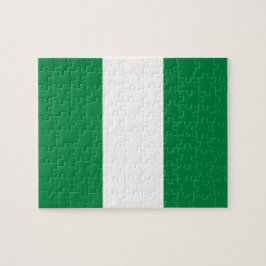 Nigeria-Flagge Puzzle