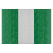 Nigeria-Flagge Schneidebrett (Vorderseite)