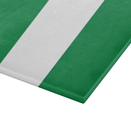 Nigeria-Flagge Schneidebrett (Ecke)