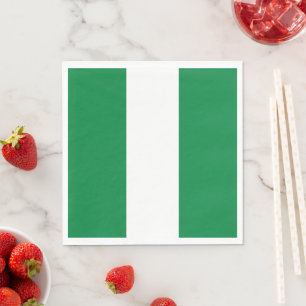 Nigeria-Flagge Serviette