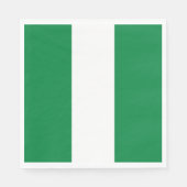 Nigeria-Flagge Serviette (Vorderseite)