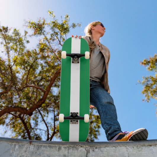 Nigeria-Flagge Skateboard (Außenbereich 1)