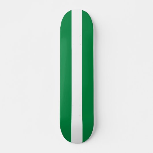 Nigeria-Flagge Skateboard (Vorne)