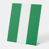 Nigeria-Flagge Sockelschild (Vorderseite)