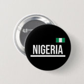 Nigeria-Flagge-Sporttrikot Button (Vorne & Hinten)