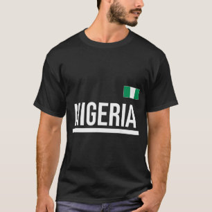 Nigeria-Flagge-Sporttrikot T-Shirt