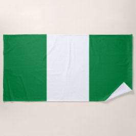 Nigeria-Flagge Strandtuch