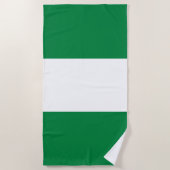 Nigeria-Flagge Strandtuch (Vorderseite)