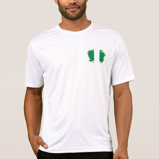 Nigeria-Flagge T-Shirt (Vorderseite)