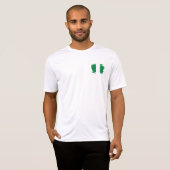 Nigeria-Flagge T-Shirt (Vorne ganz)