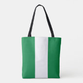 Nigeria-Flagge Tasche (Rückseite)