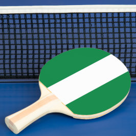 Nigeria-Flagge Tischtennis Schläger
