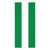 Nigeria-Flagge Werbekarte (Vorne)