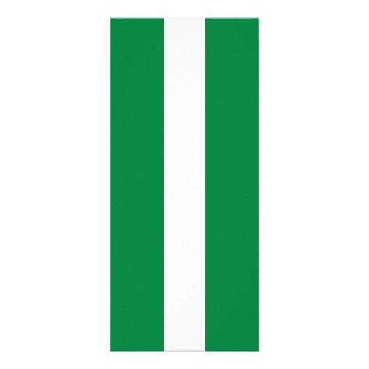 Nigeria-Flagge Werbekarte (Hinten)