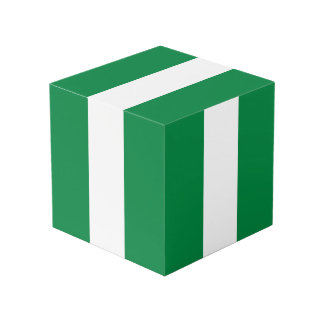 Nigeria-Flagge Würfel