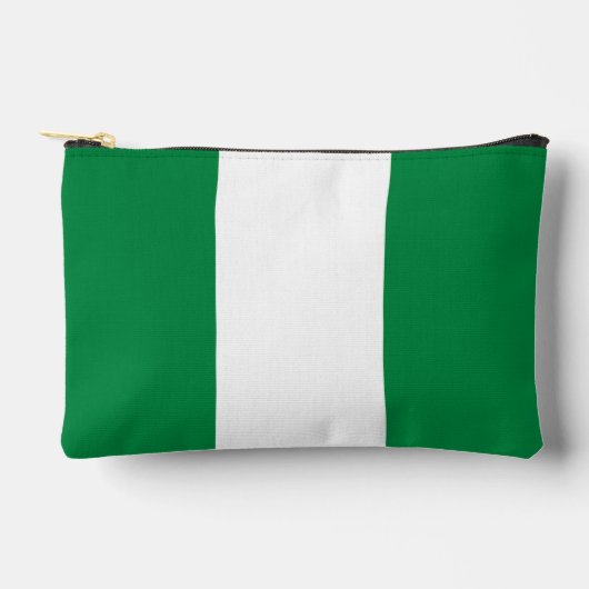 Nigeria-Flagge Zubehörtasche (Vorderseite)